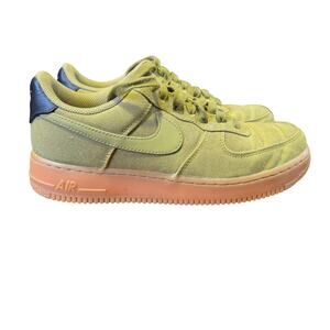 Nike Air Force 1 Low Premium Camper Green Gum Sole Shoes Unisex M=8 W=9.5